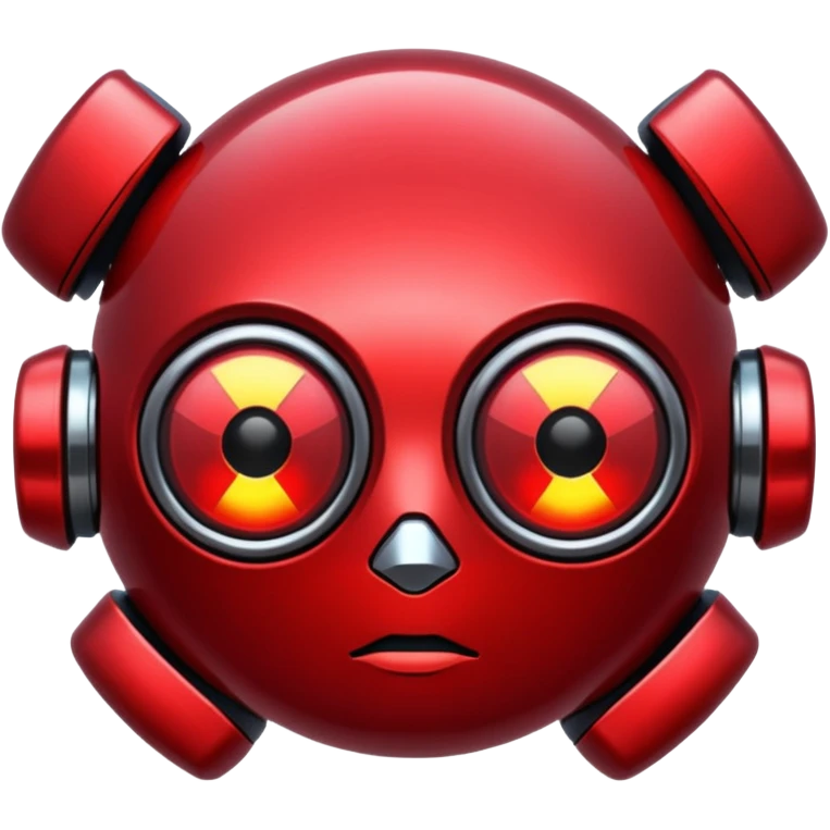 glitter red cyberpunk emoji