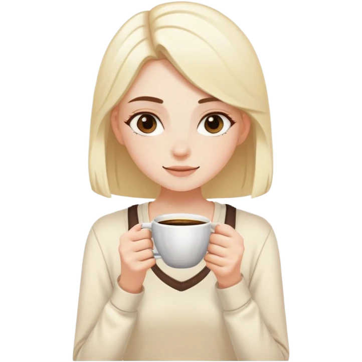 Aesthetic gym emoji cream vanilla girl espresso girl colors emoji