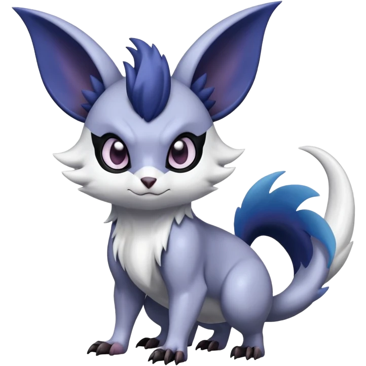 ShinyFurret-Absol-Noibat-Noivern-Hybrid (Full body) emoji