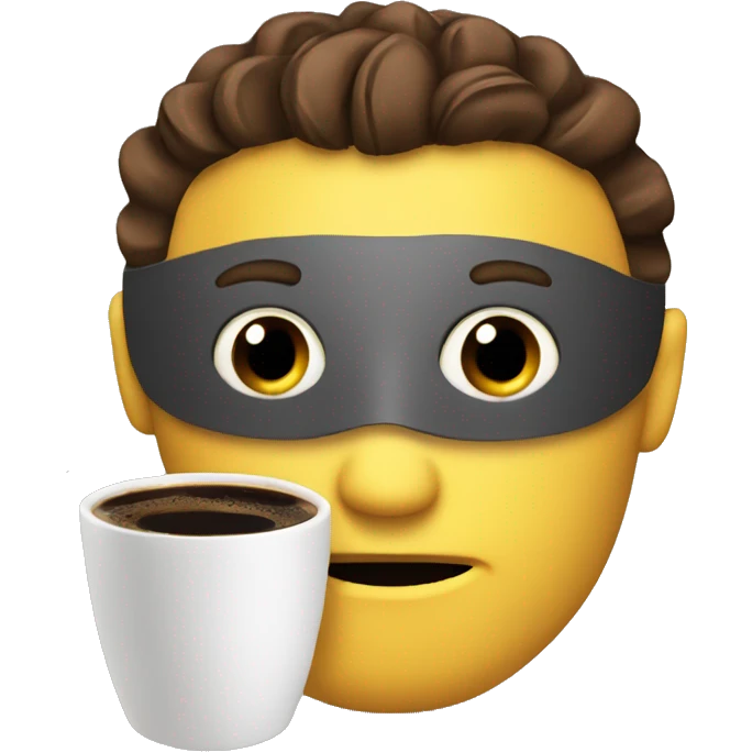elon mask holdıng a coffe emoji