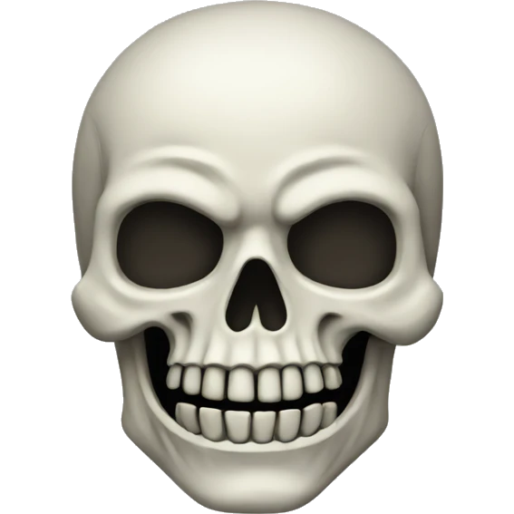 Scary skeleton  emoji
