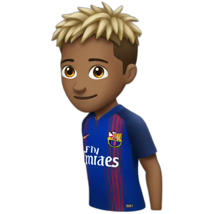 neymar doing a chilena emoji