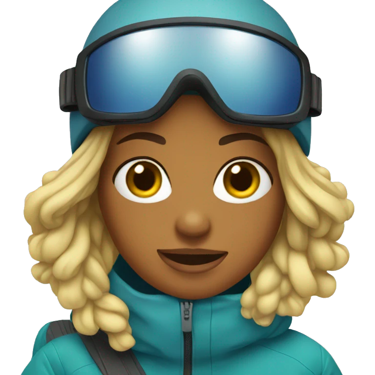 snowboarder woman emoji
