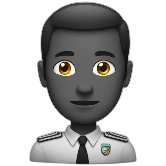 Un noir qui tire sur un blanc emoji