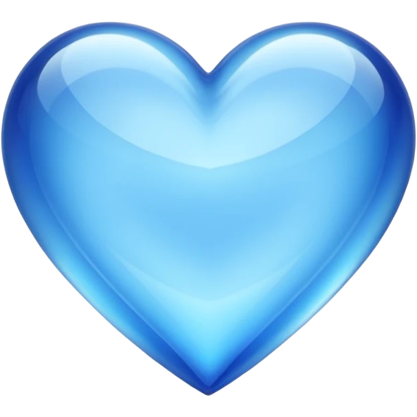 Crystal blue heart
 emoji