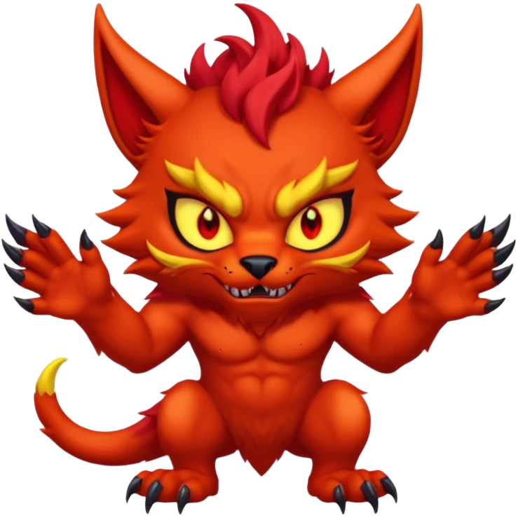Alpha demon furry emoji