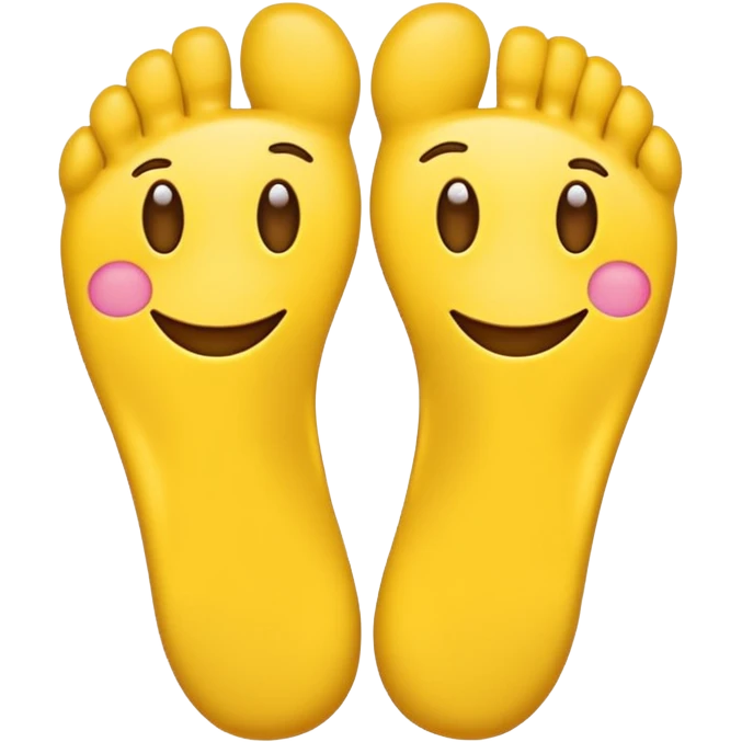 Toes crossed yellow emoji emoji