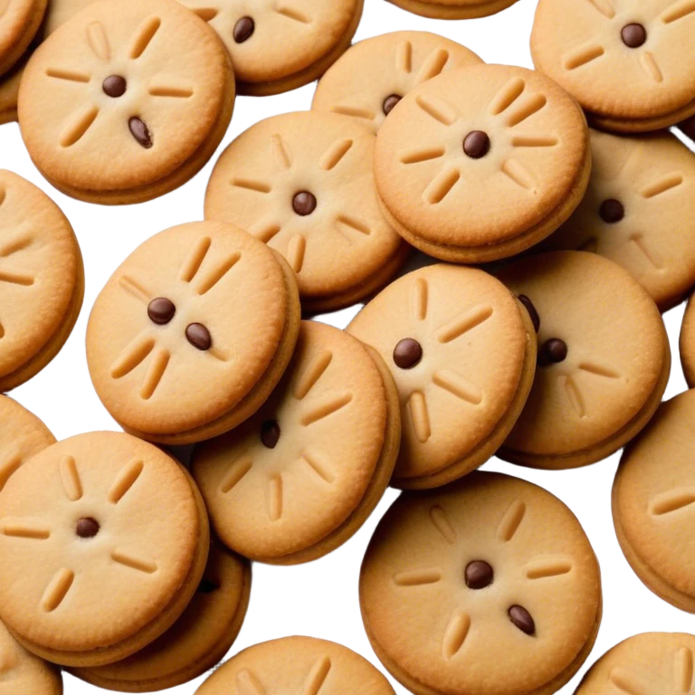 het snoepgoed 'pepernoot'. Komt uit Nederland voor het feest sinterklaas emoji