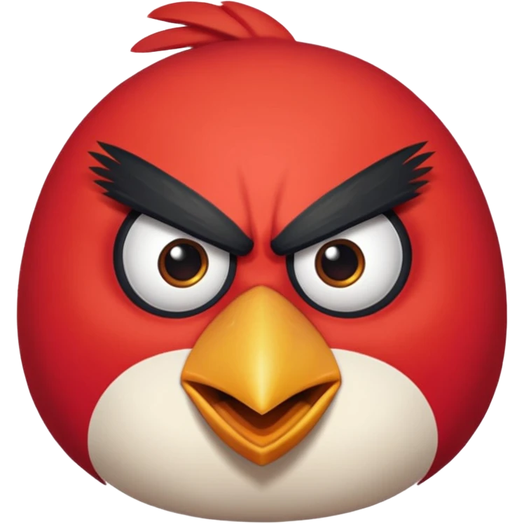 Angry brid emoji red emoji