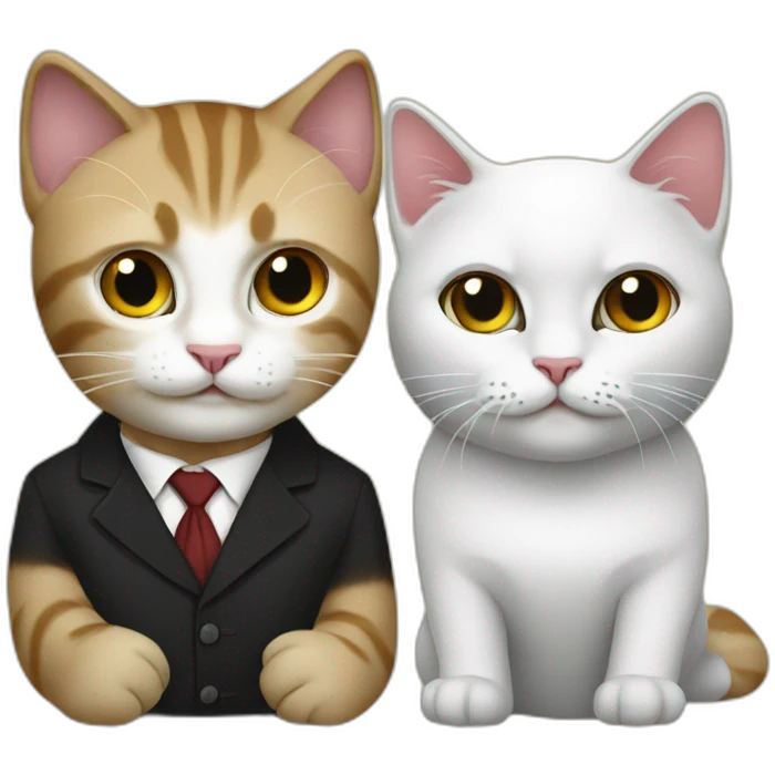 Cat and Vladimir poutine emoji