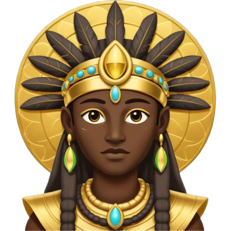 Khonsu, the Moon God from Egyptian Gods emoji