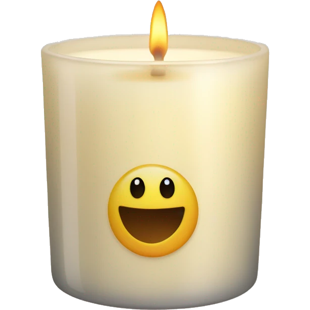 vanilla scented candle  emoji