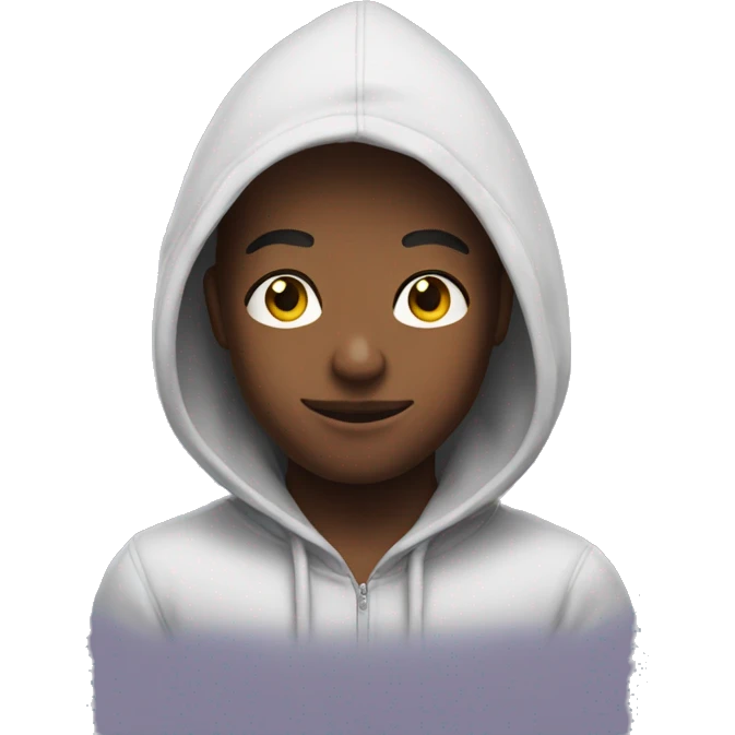 Me with a hoodie  emoji