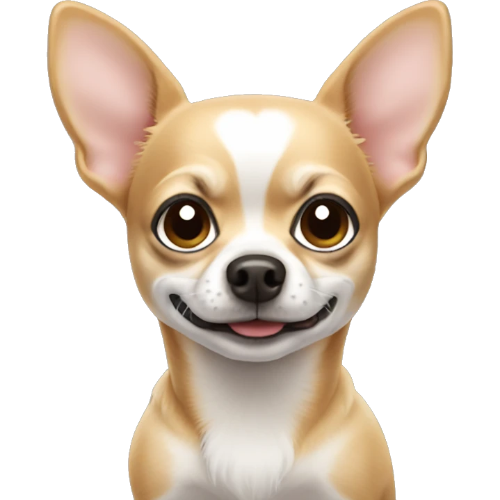 Chihuahua dog wear winter coat emoji