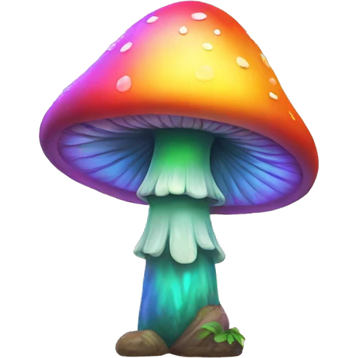 rainbow mushroom warrior emoji