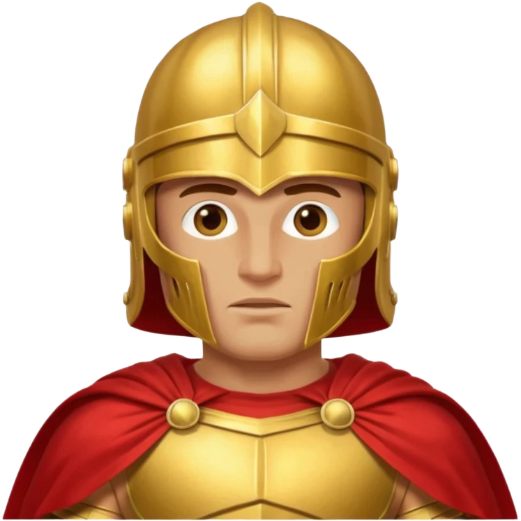 roman conqueror without any weapon or shield  emoji