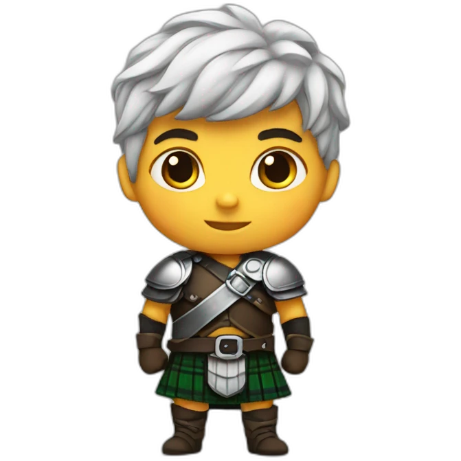 strongarm baby in kilt emoji