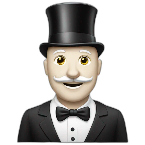 monopoly white man emoji