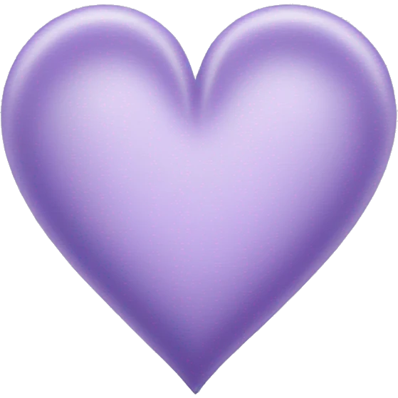 light lavender heart emoji