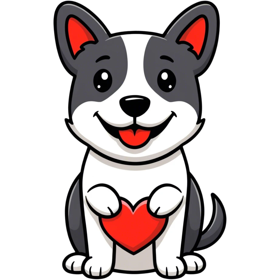 Dog Love  emoji