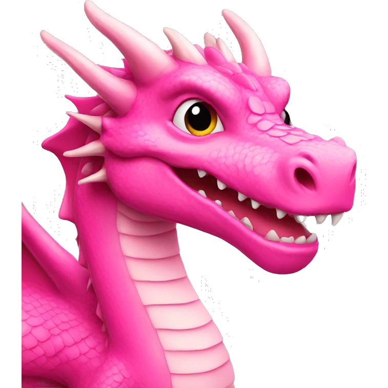 Dragon pink emoji