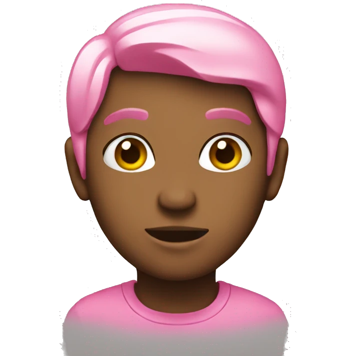 Pink  emoji