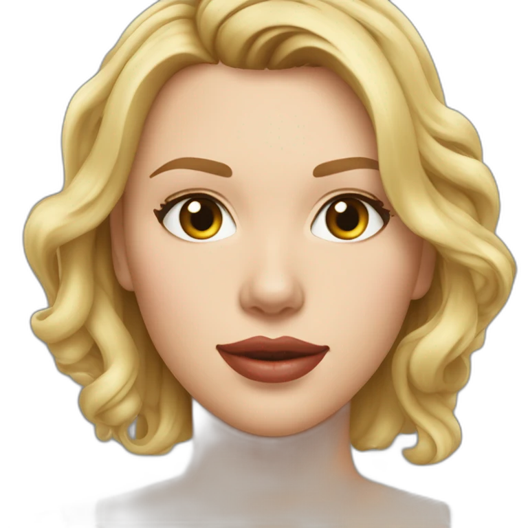 scarlett-johansson-cheveux-blonds-yeux-verts   Télécharger des émoticônes emoji généré par l'IA emoji