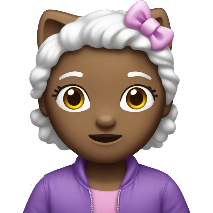 purple hello kitty emoji