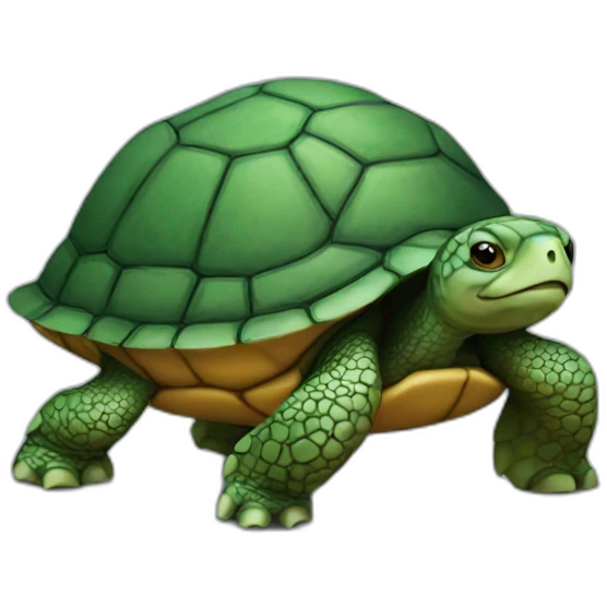 Turtle on turtle emoji