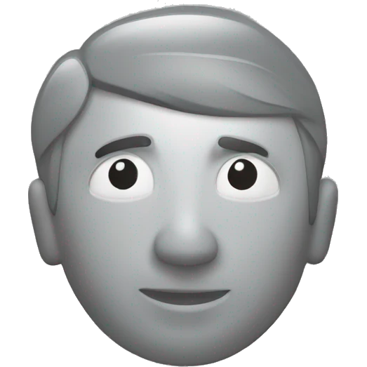 Maine coin gray and black emoji