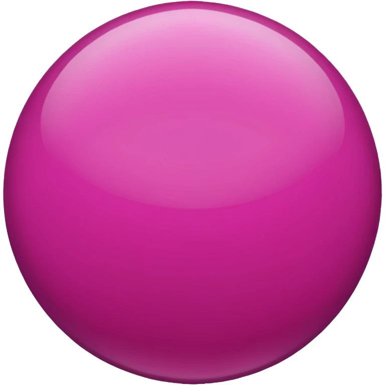 magenta color sphere,pnly sphere. emoji