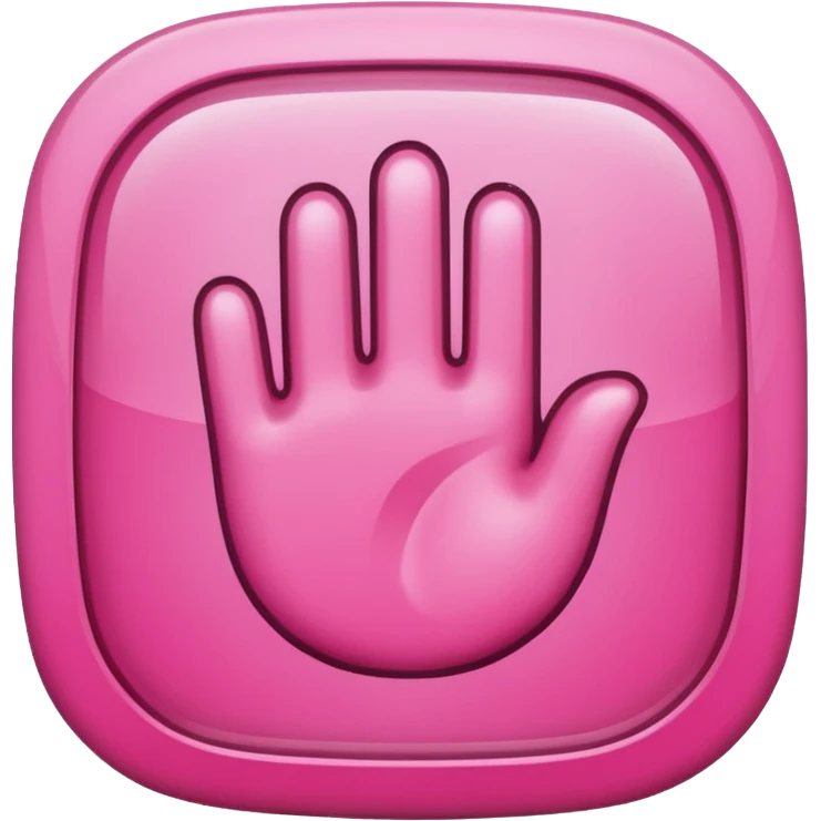 button that says "OK" on a pink background emoji