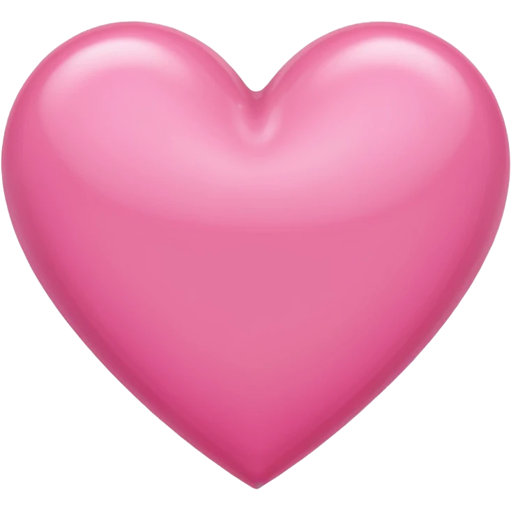 Corazón rosado para todo a la mitad  emoji