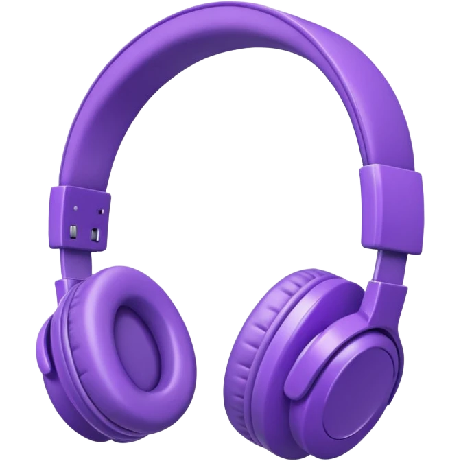 purble headphone emoji
