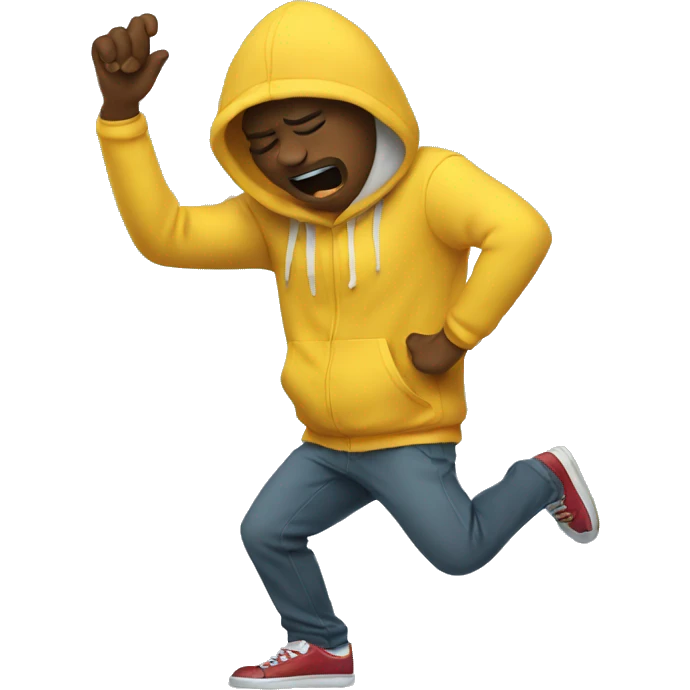 person doing a dab emoji