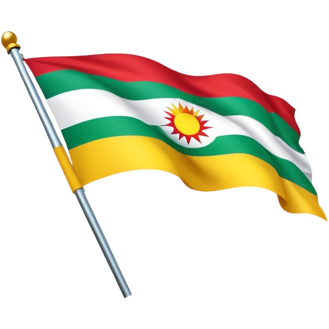 Kurdistan flagge emoji
