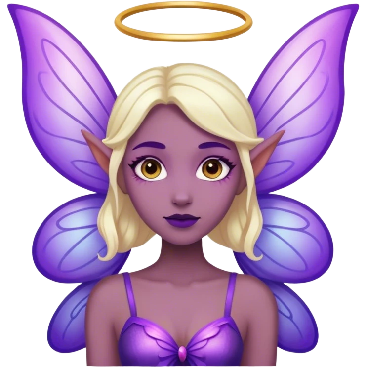 purpleFairy emoji
