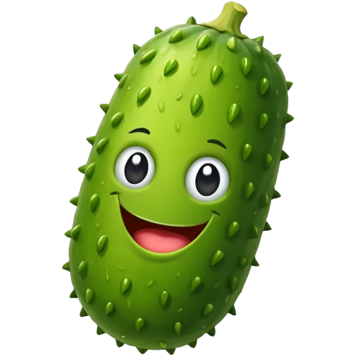happy pickle emoji