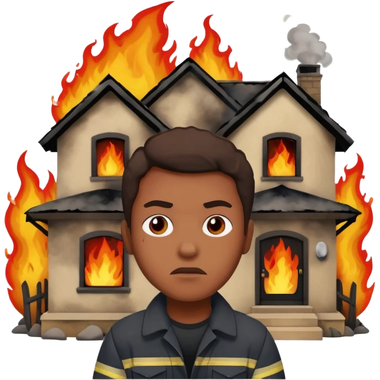 Xavier’s house burning down  emoji