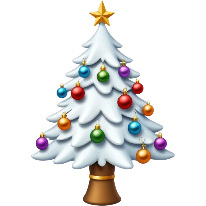  White christmas tree emoji