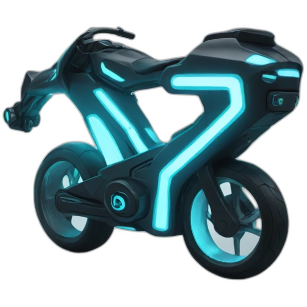 Light cycle Tron emoji