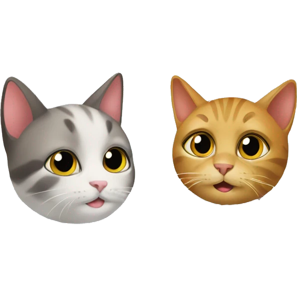 two cats on a plane emoji