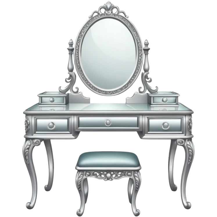 silver DRESSING TABLE emoji