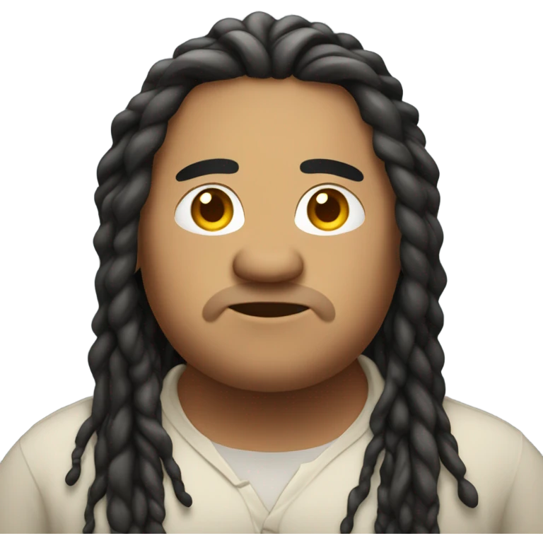 fat hispanic with dreads emoji