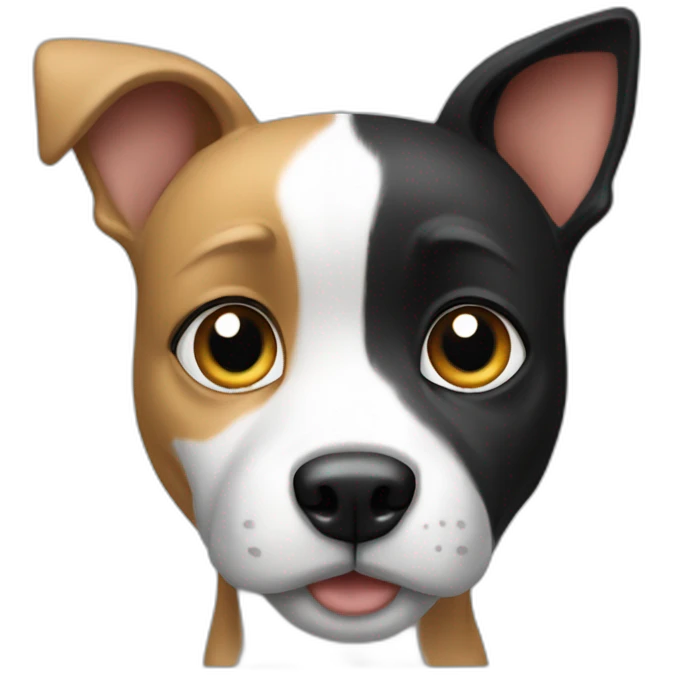 Chat sur chien emoji