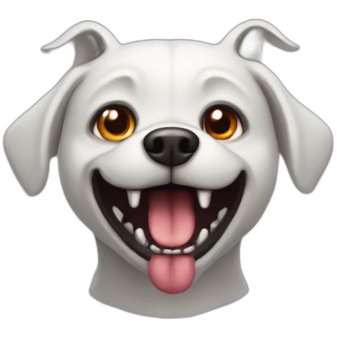 dog vampire emoji