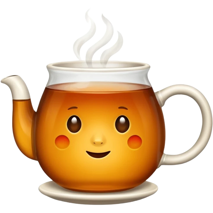 steaming mug of tea emoji