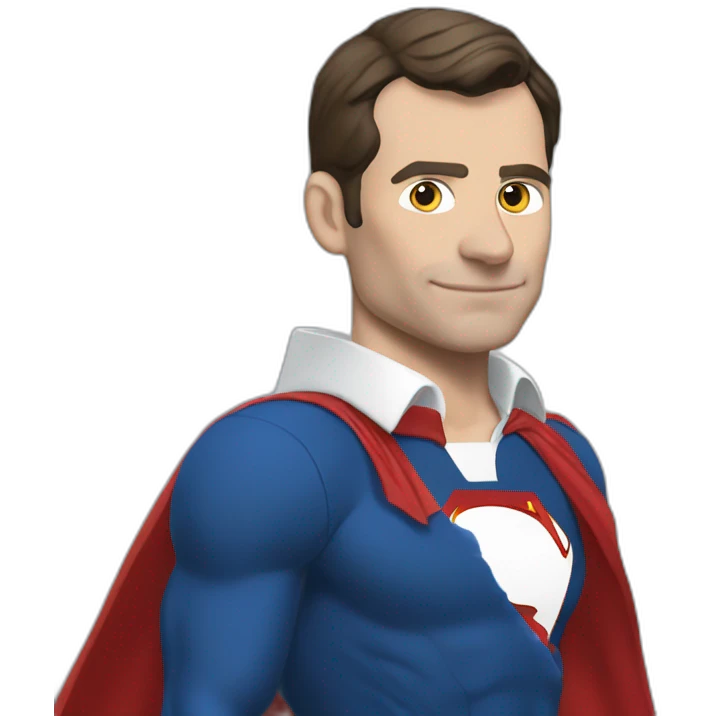 macron superman emoji