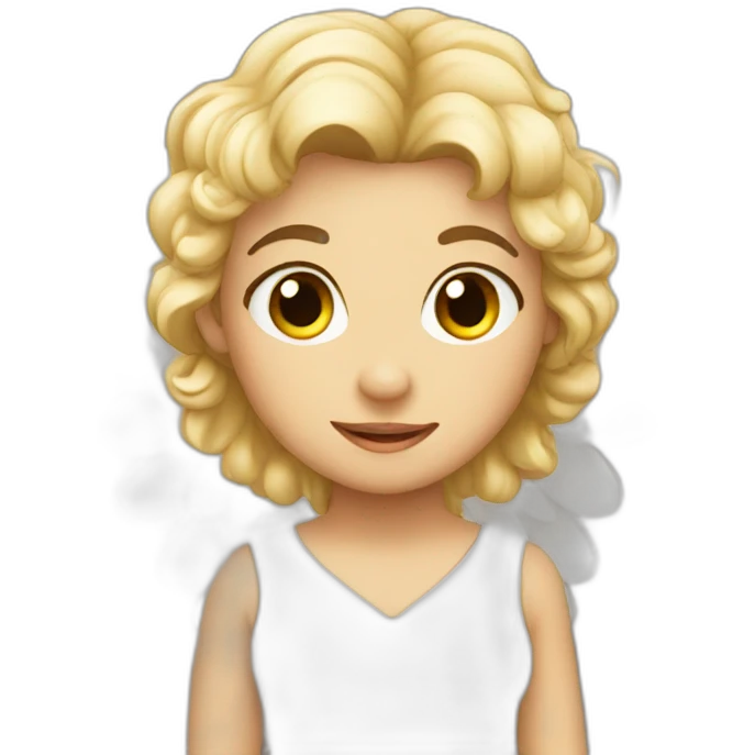 cute angel emoji
