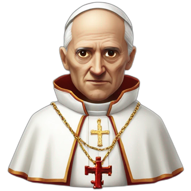 Pope bloody pixelated doom avatar emoji